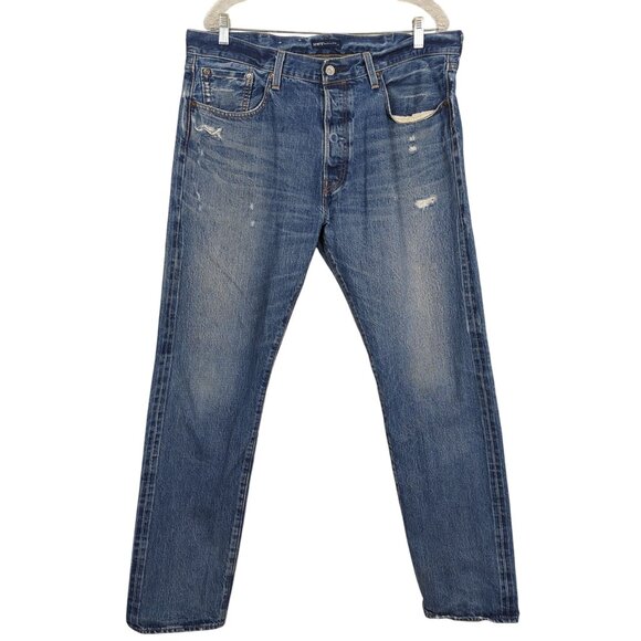 Levi’s Made & Crafted 501 Taper Jeans Men’s 38x34 Made in Japan Premium Denim - Picture 1 of 16